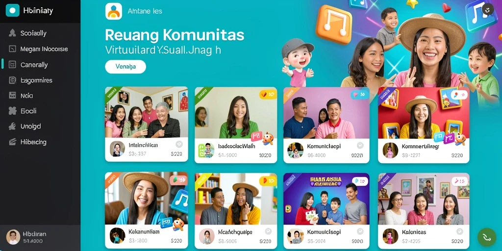 Tampilan menu utama yang menawan dan intuitif.