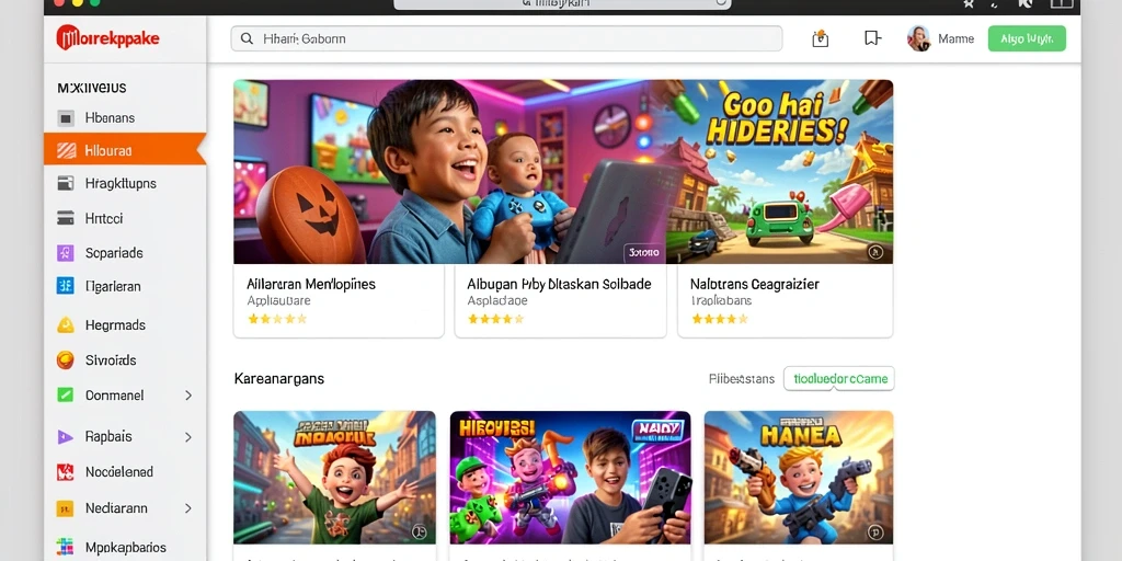 Tampilan antarmuka yang menarik dan mudah dinavigasi.