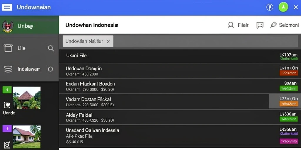 Tampilan antarmuka yang bersih dan mudah dinavigasi.