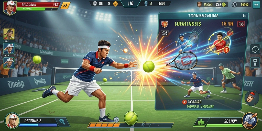Screenshot menampilkan karakter utama dalam aksinya.