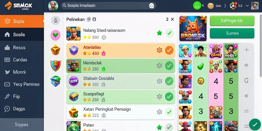 Tampilan utama yang menarik dan ramah pengguna.