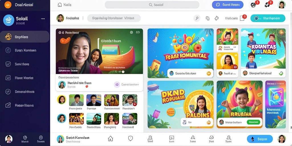 Tampilan antarmuka yang modern dan menarik.